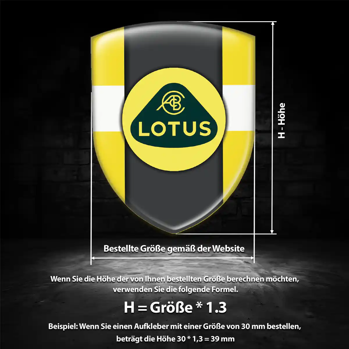 Lotus Aufkleber Anspruchsvolles Design