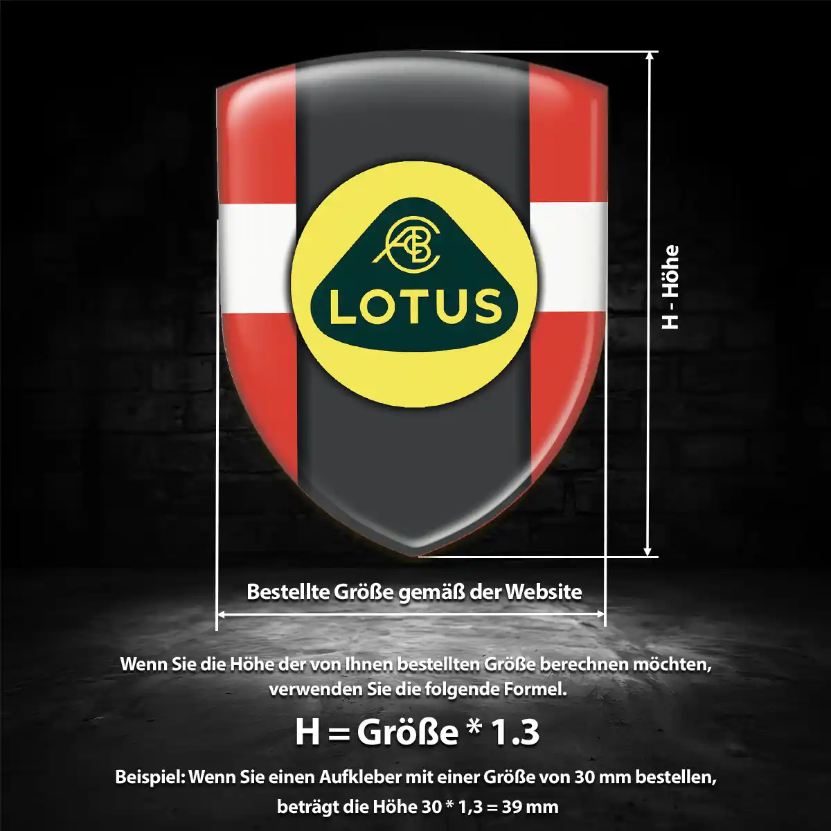 Lotus Aufkleber Ausdrucksstarkes Design