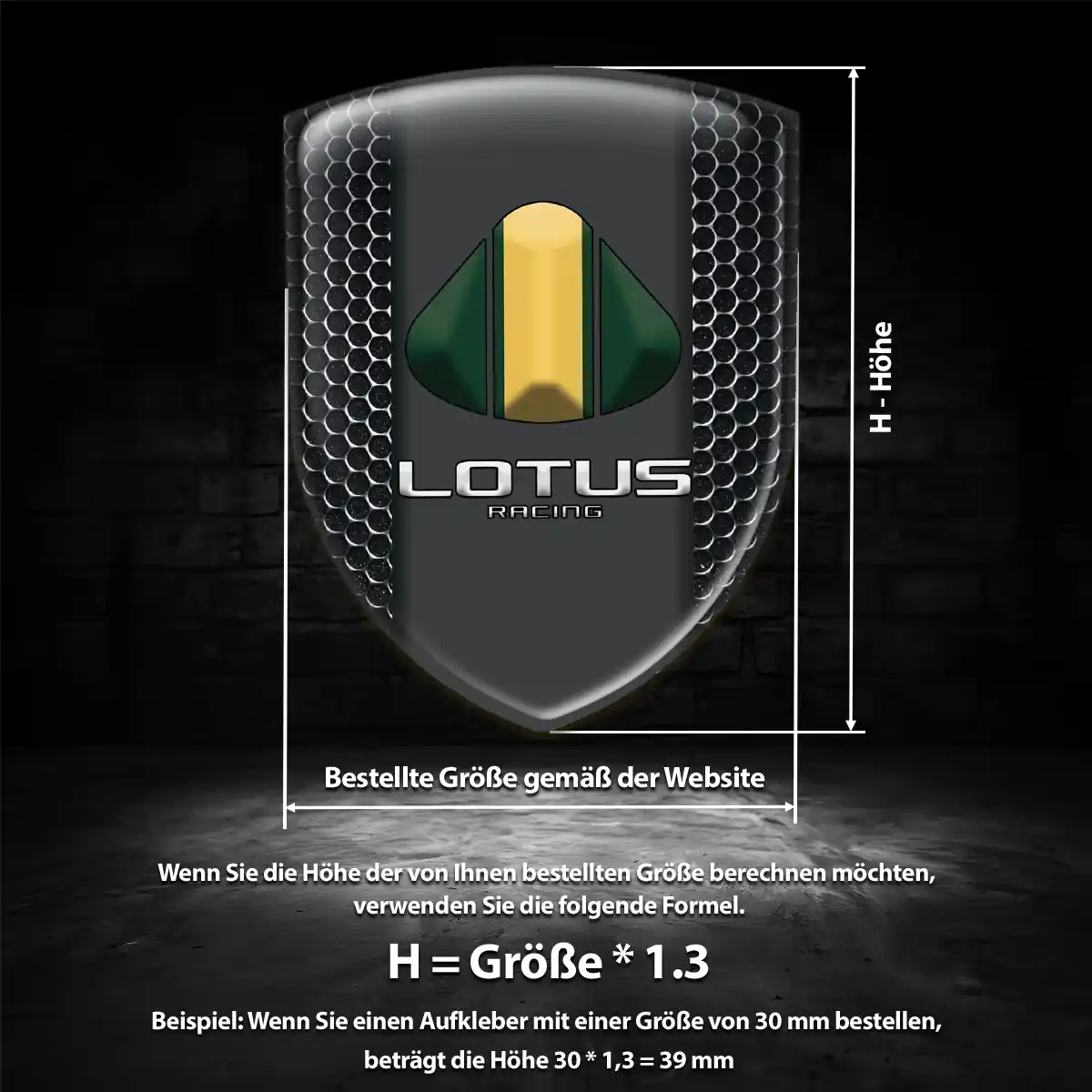 Lotus Aufkleber Auto Ausdrucksstarkes Design