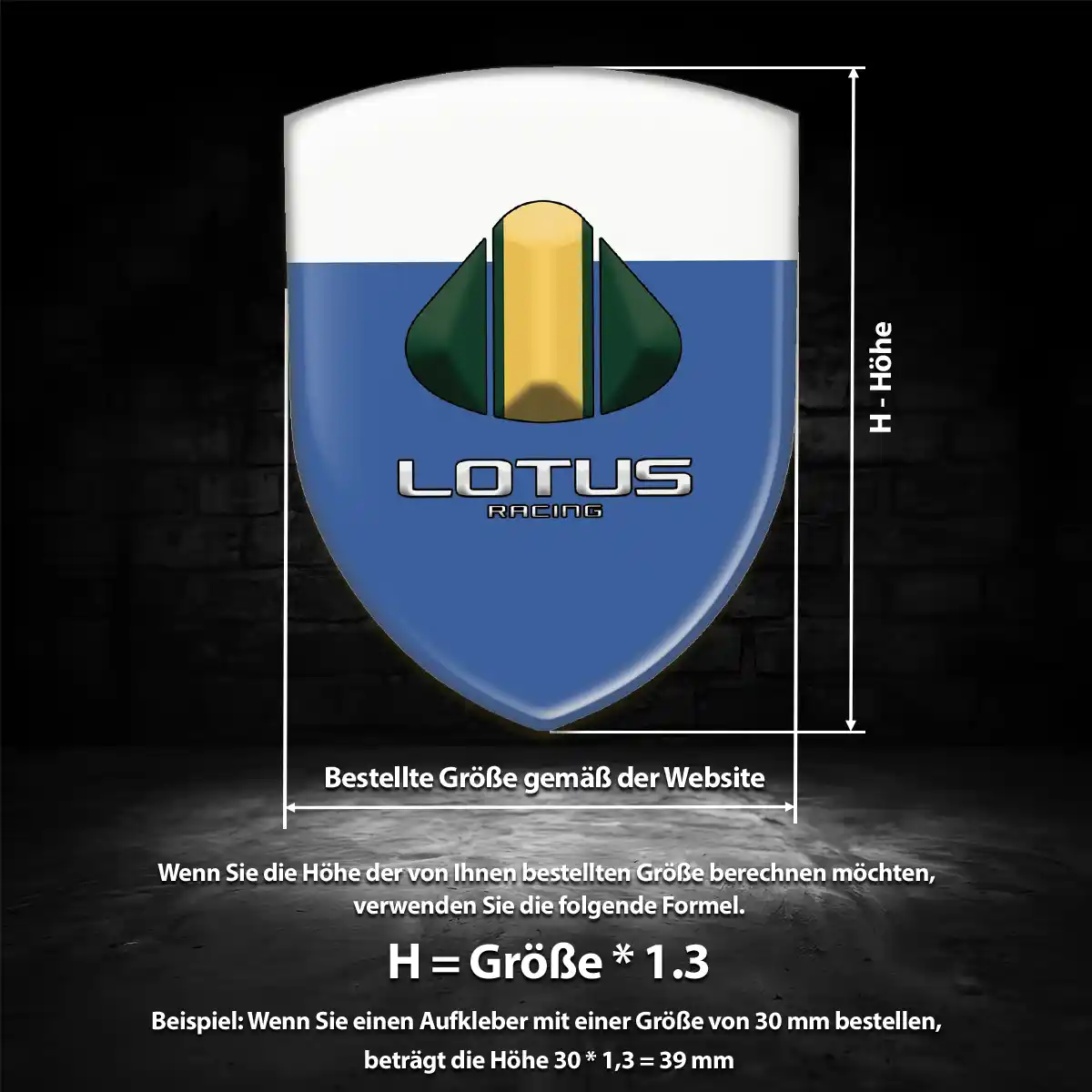 Lotus Aufkleber Auto Elegantes Design