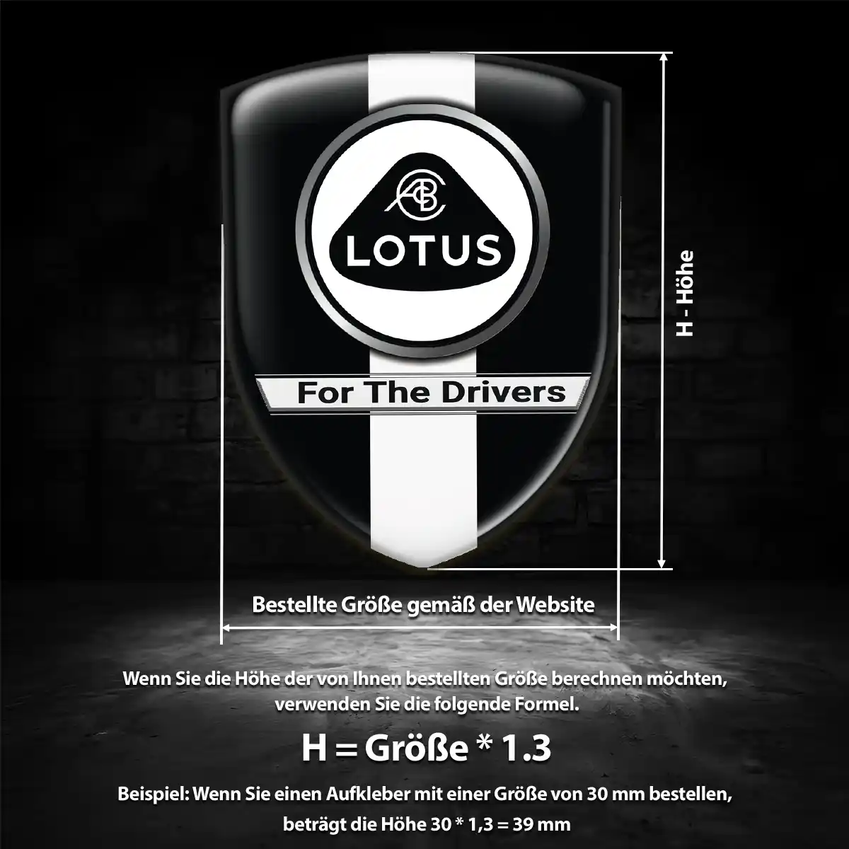Lotus Aufkleber Auto Exterieurdesign