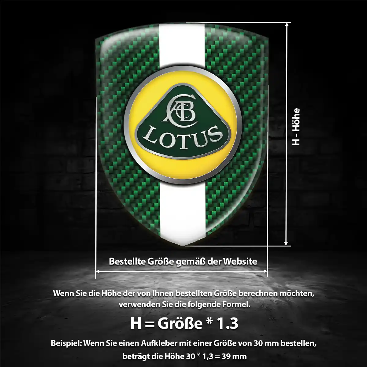 Lotus Aufkleber Auto Hohe Qualität