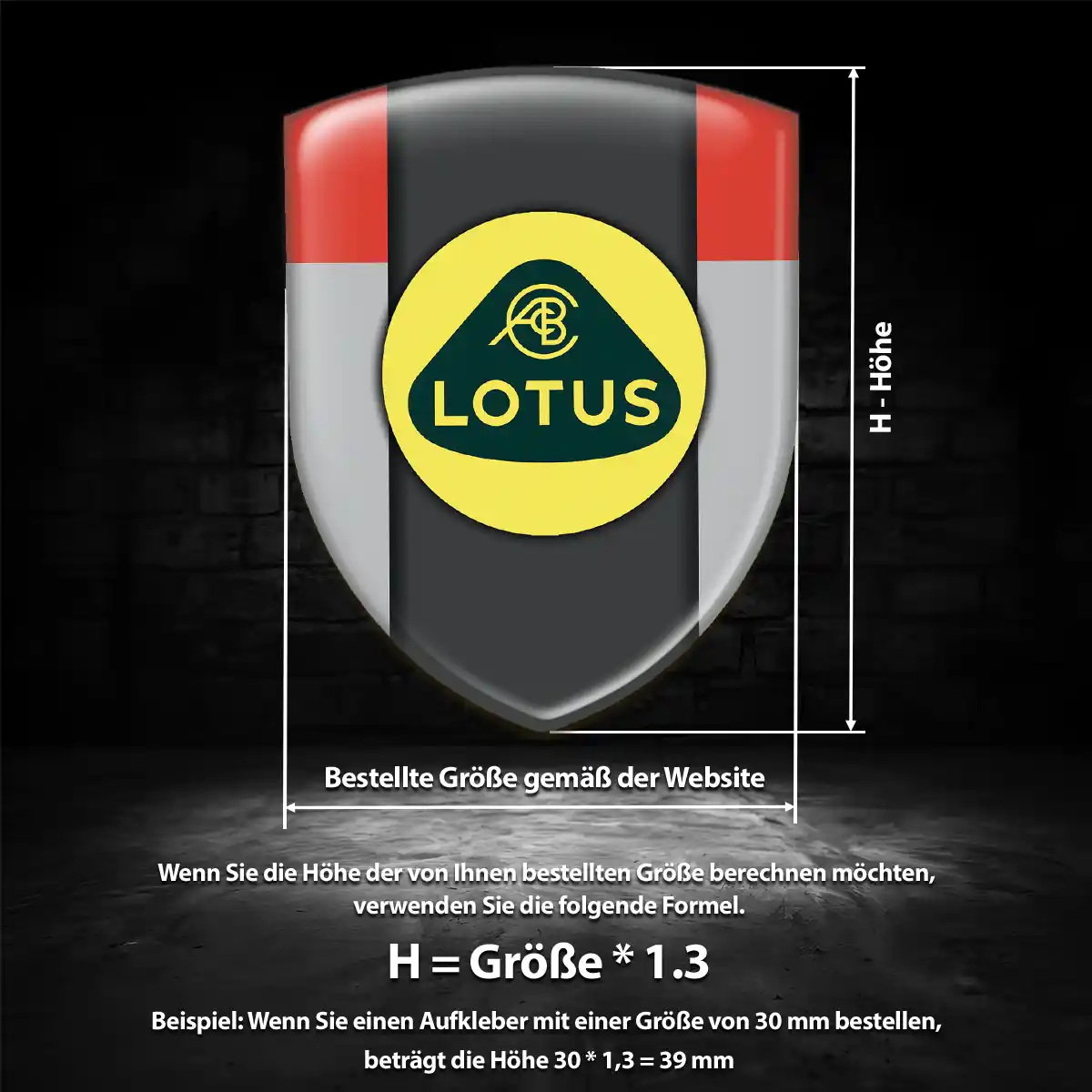 Lotus Aufkleber Auto Interieurdesign