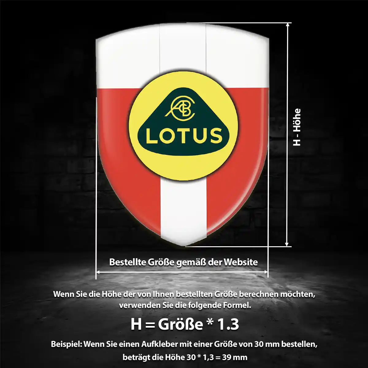 Lotus Aufkleber Auto Tuningfahrzeug