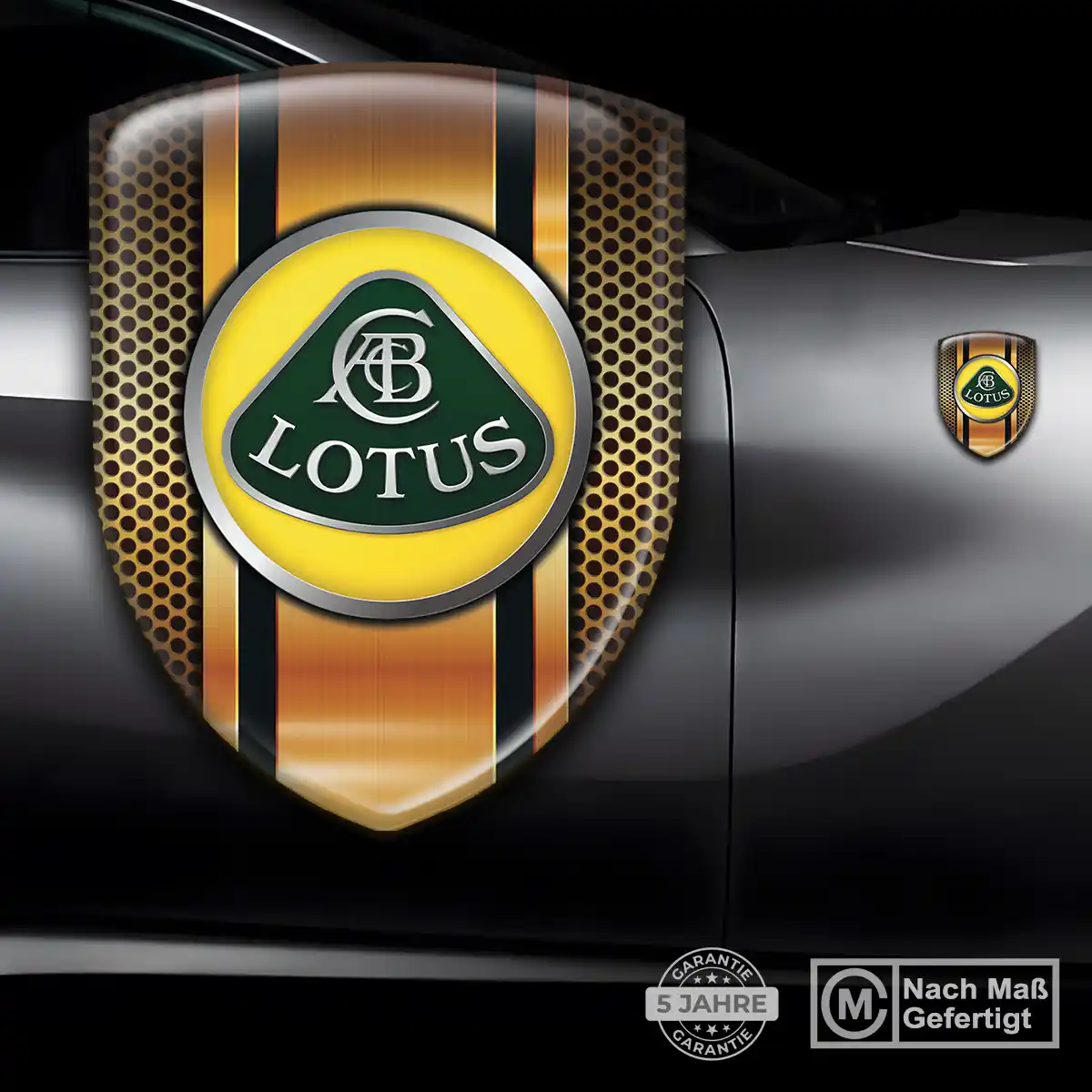 Lotus Aufkleber Edles Design