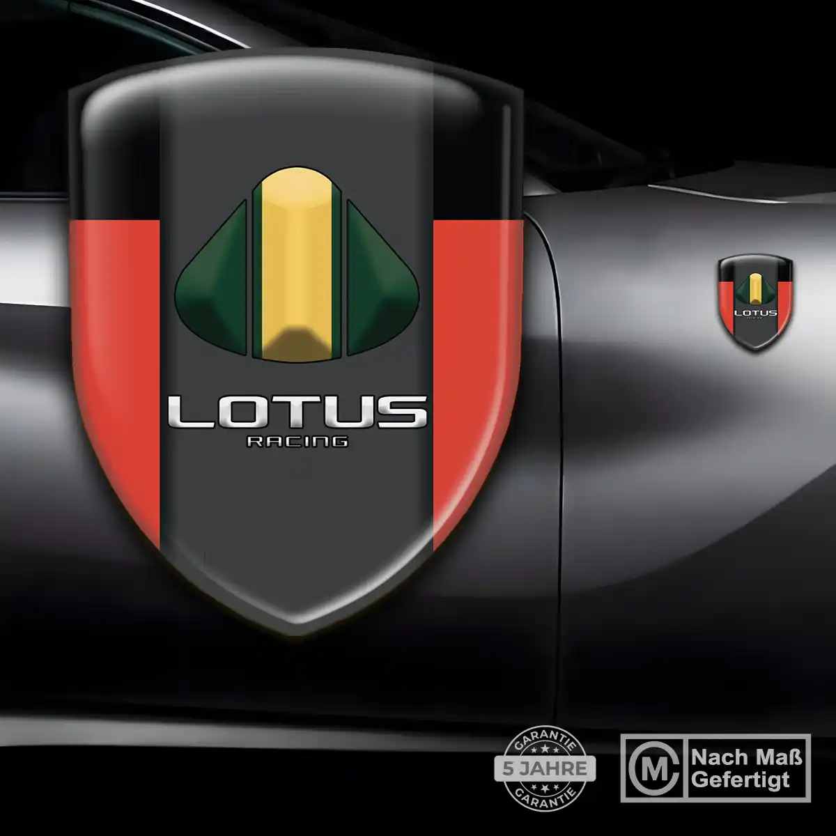 Lotus Aufkleber Emblem Ausdrucksstarkes Design