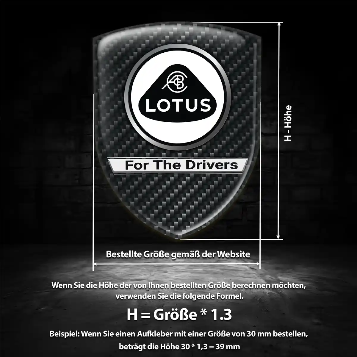 Lotus Aufkleber Emblem Auto Interieurdesign