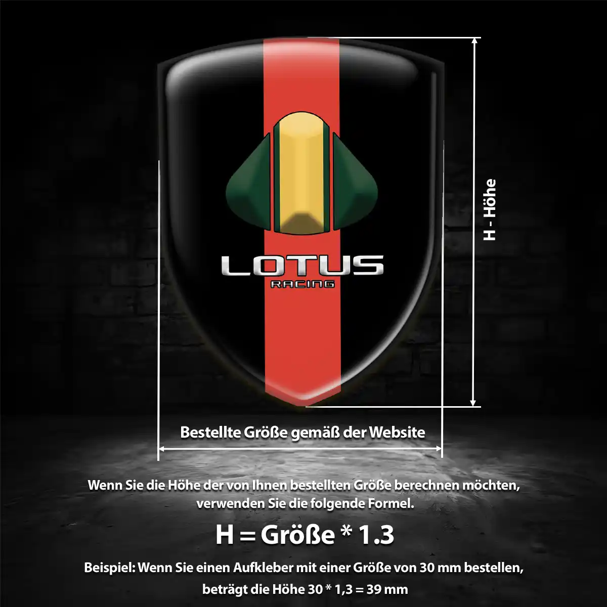 Lotus Aufkleber Emblem Auto Modernes Design