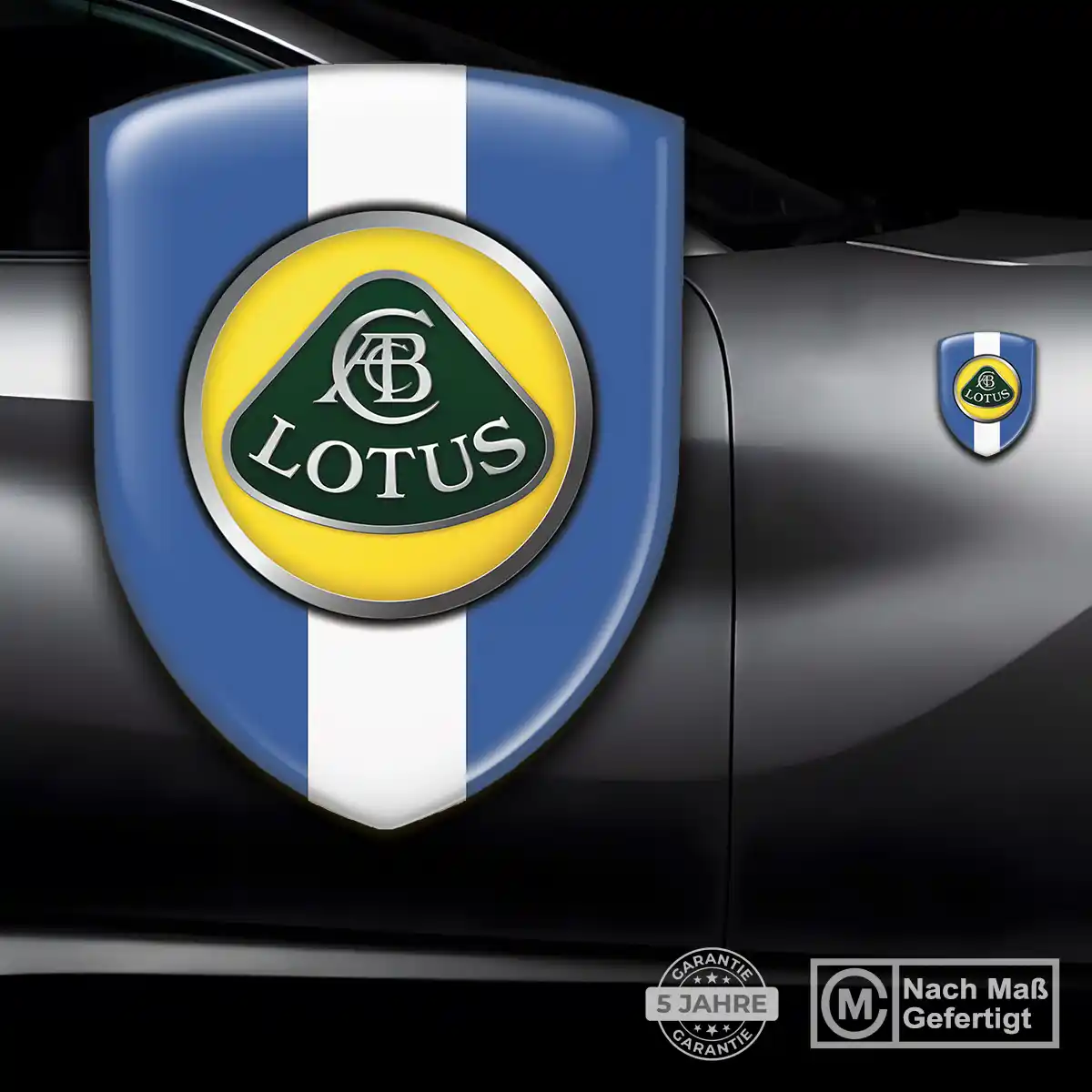 Lotus Aufkleber Emblem Interieurdesign