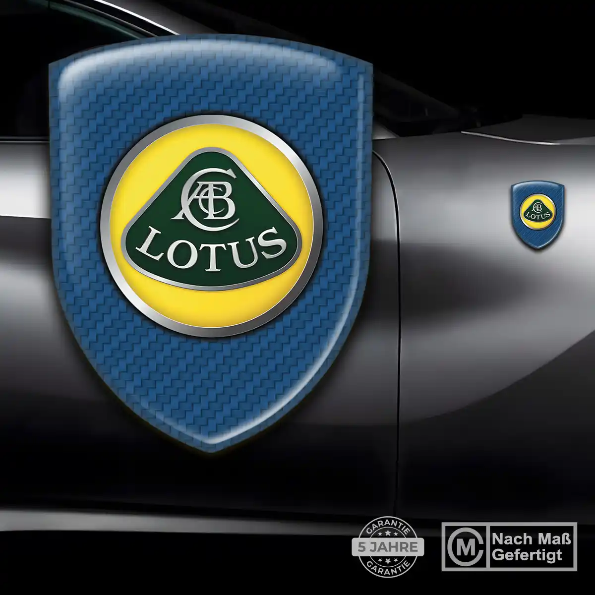 Lotus Aufkleber Emblem Premiumqualität