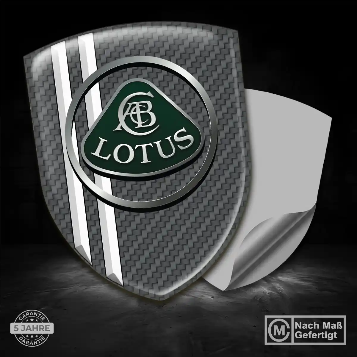 Lotus Aufkleber Emblem Stilvolles Design