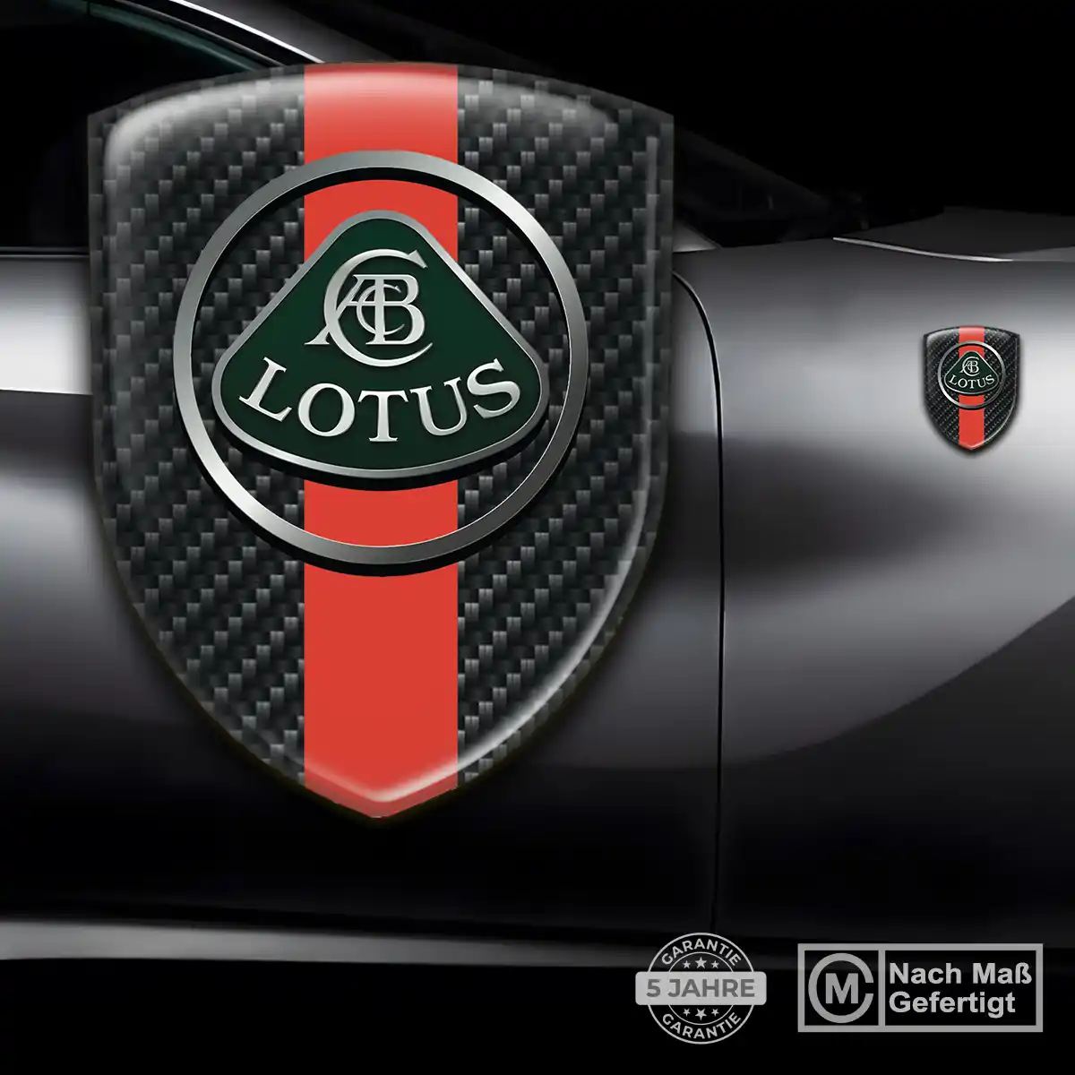 Lotus Aufkleber Emblem Tuningfahrzeug