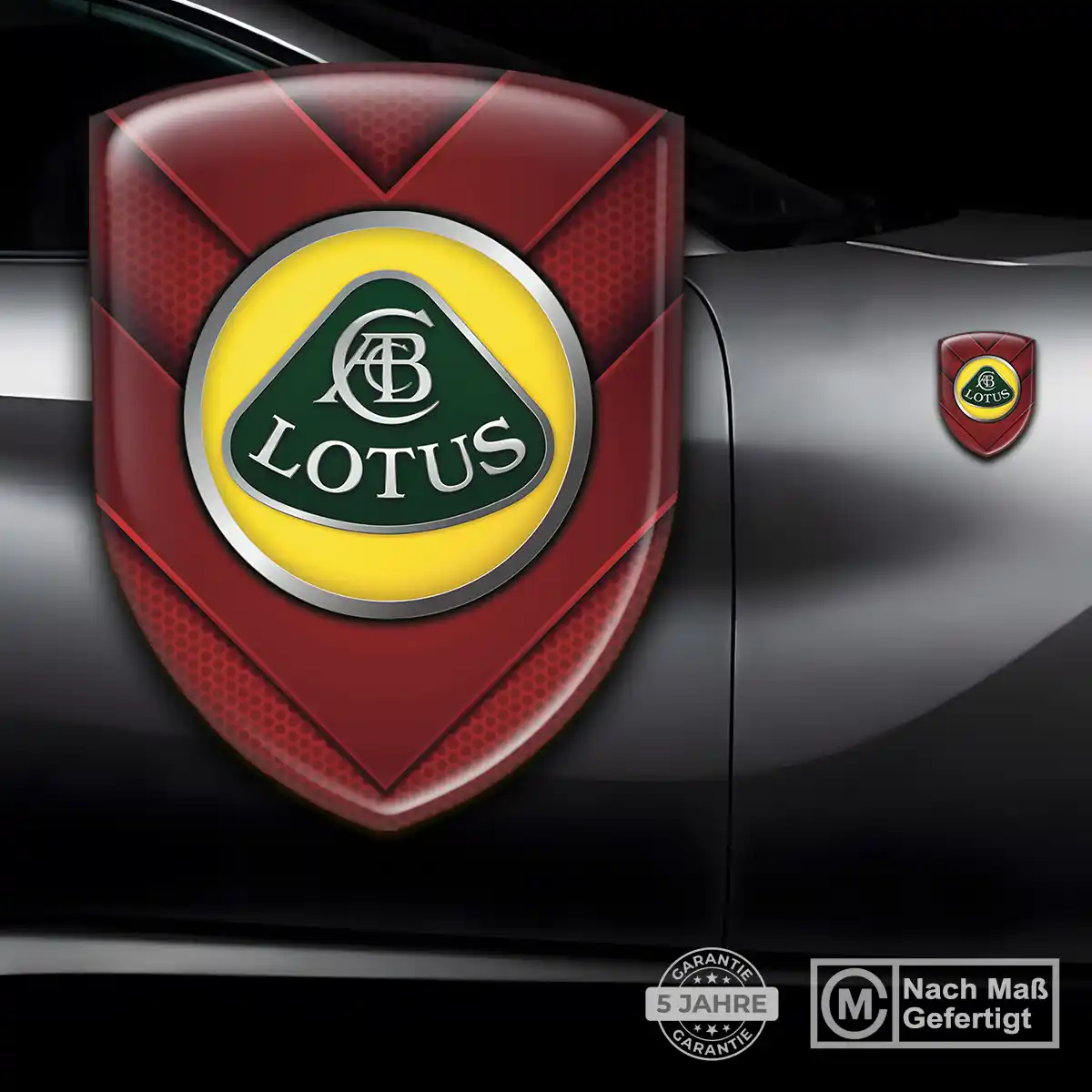 Lotus Aufkleber Emblem Wappen Auto Hochwertiges Harz