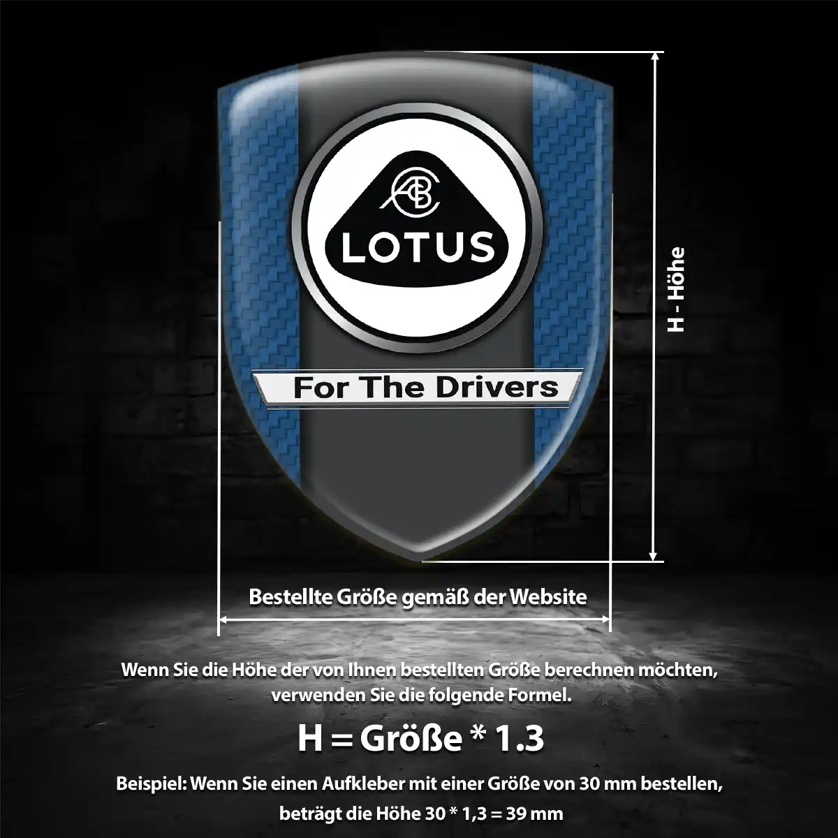 Lotus Aufkleber Emblem Wappen Auto Hohe Qualität