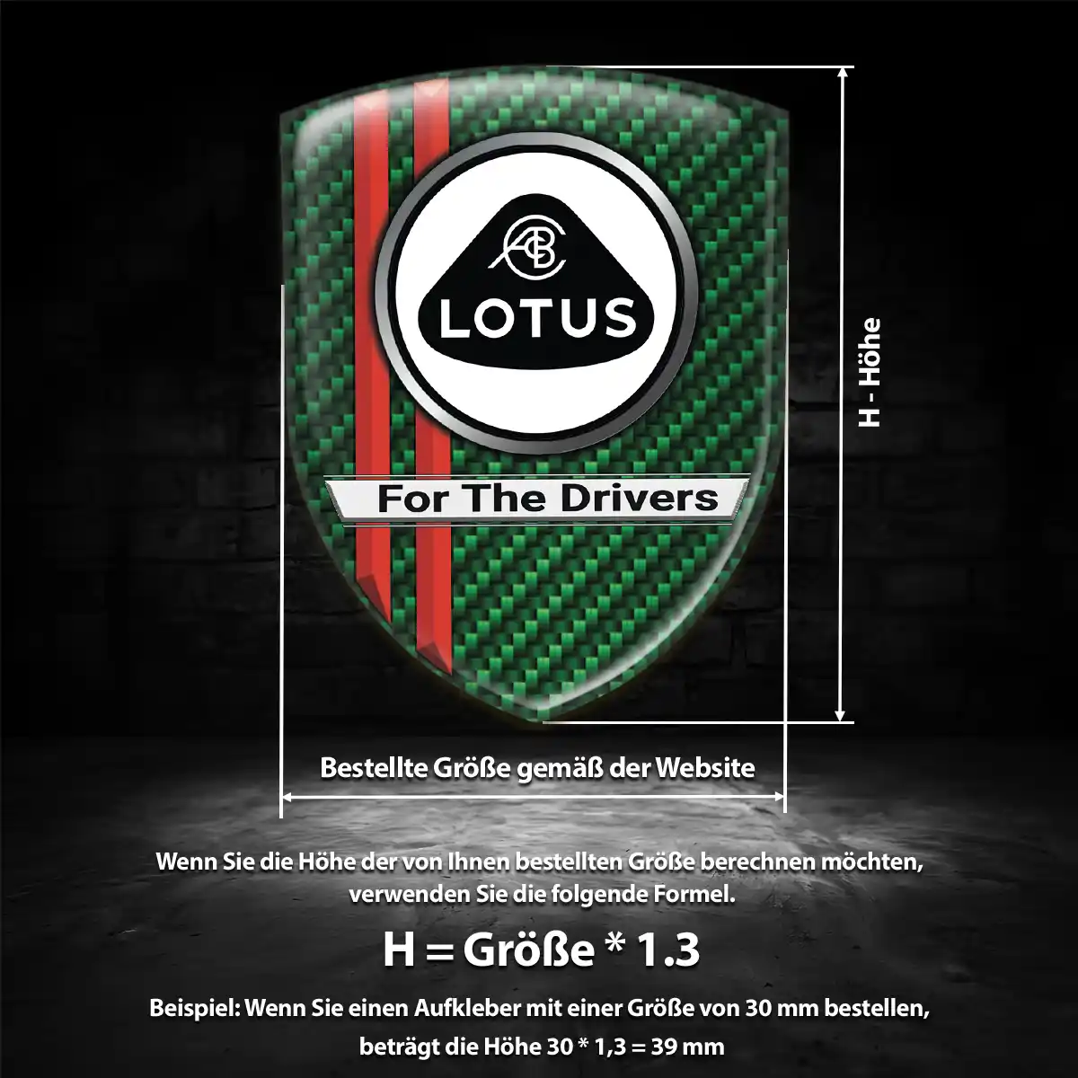 Lotus Aufkleber Emblem Wappen Auto Modernes Design