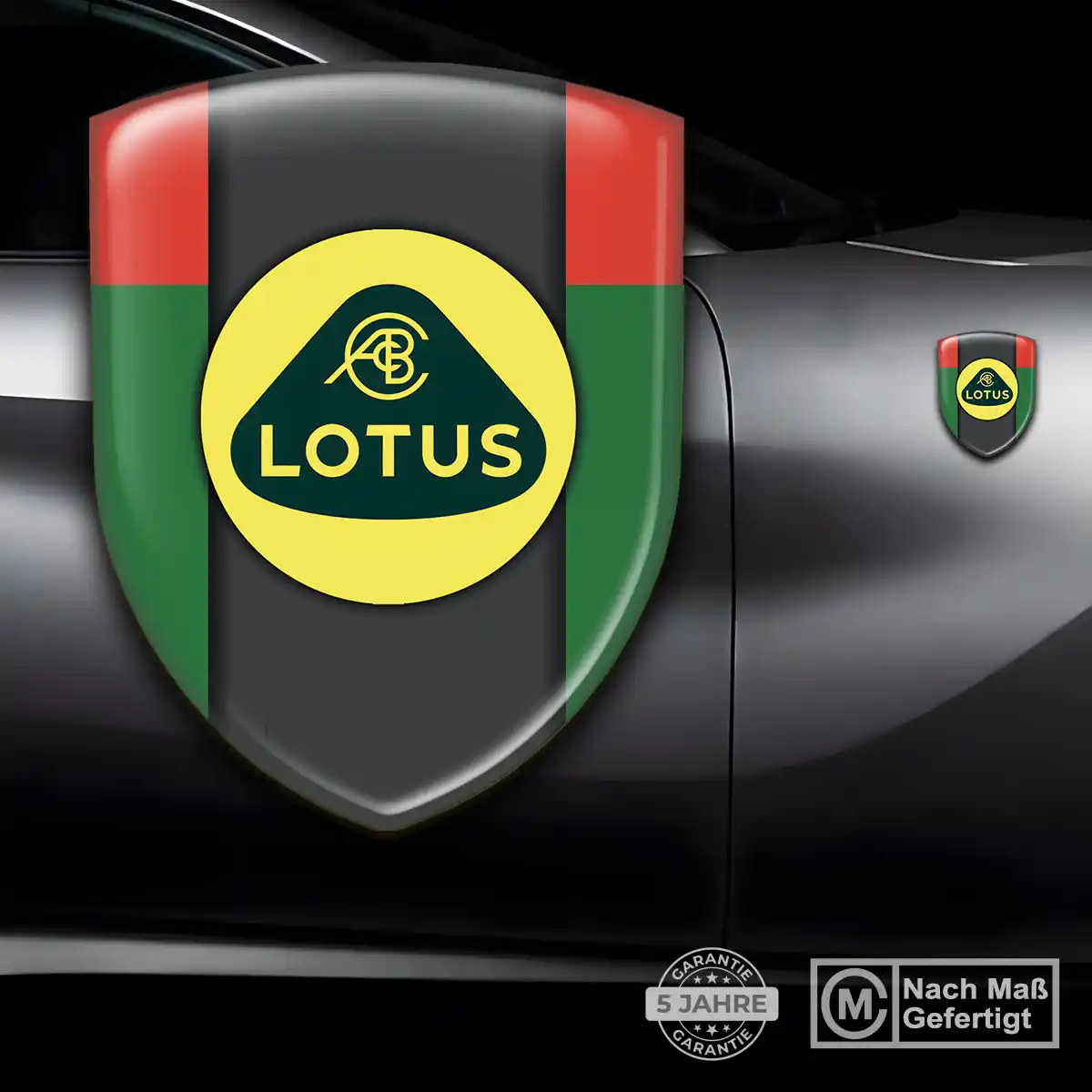 Lotus Aufkleber Emblem Wappen Auto Premium-Edition