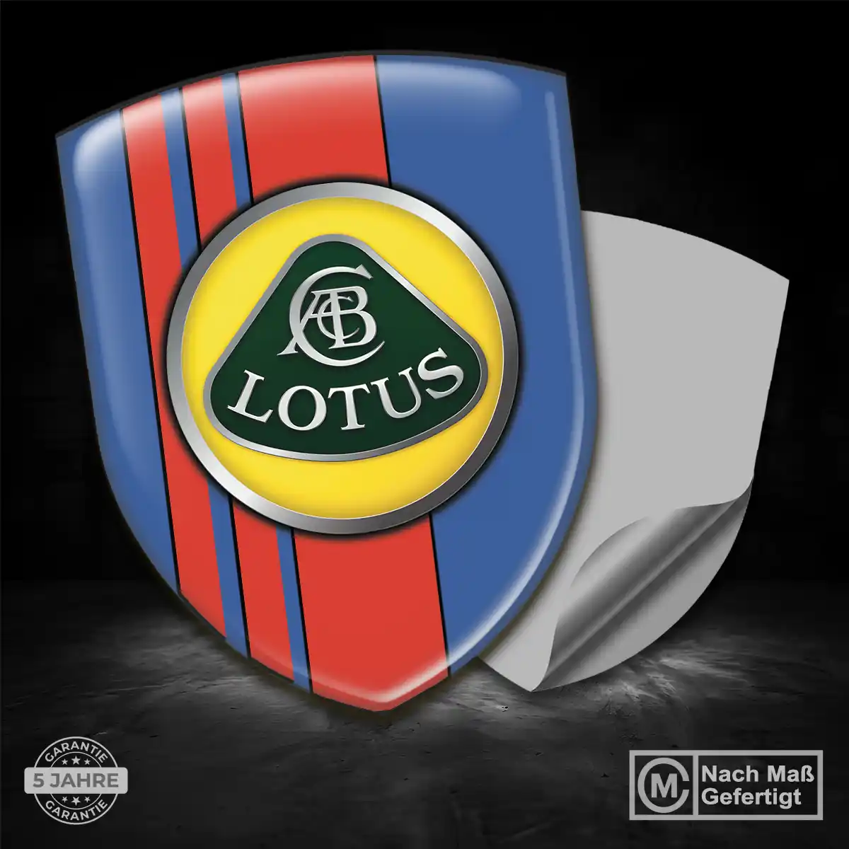 Lotus Aufkleber Emblem Wappen Auto Premiumqualität