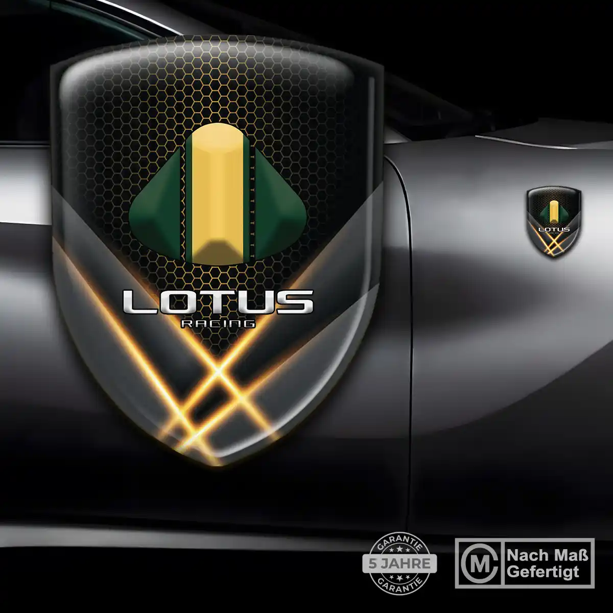 Lotus Aufkleber Emblem Wappen Auto Stilvolles Design