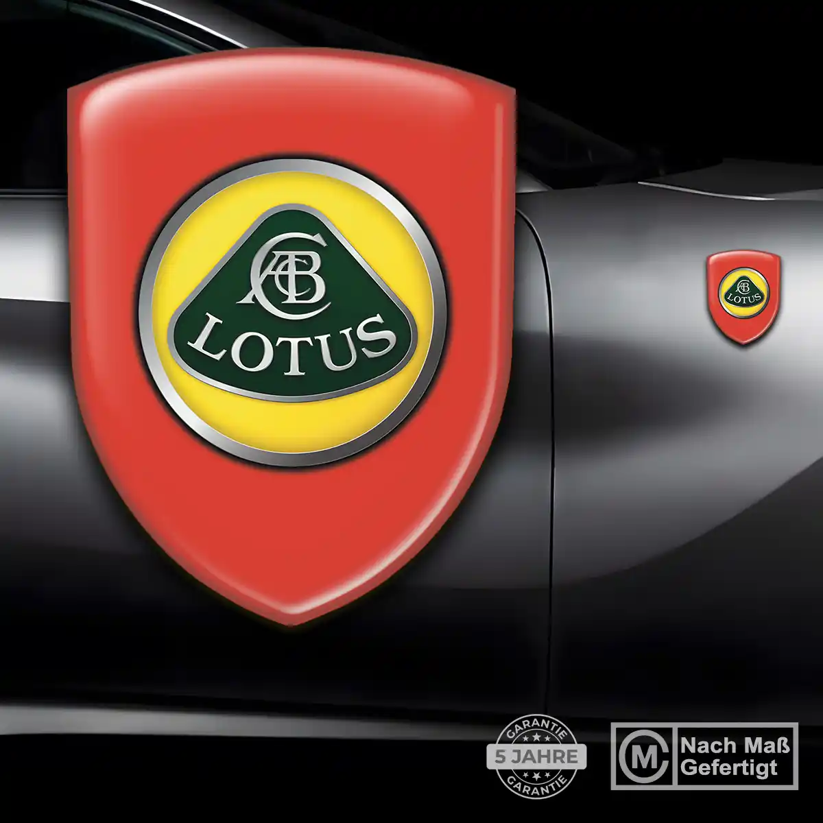 Lotus Aufkleber Emblem Wappen Edles Design