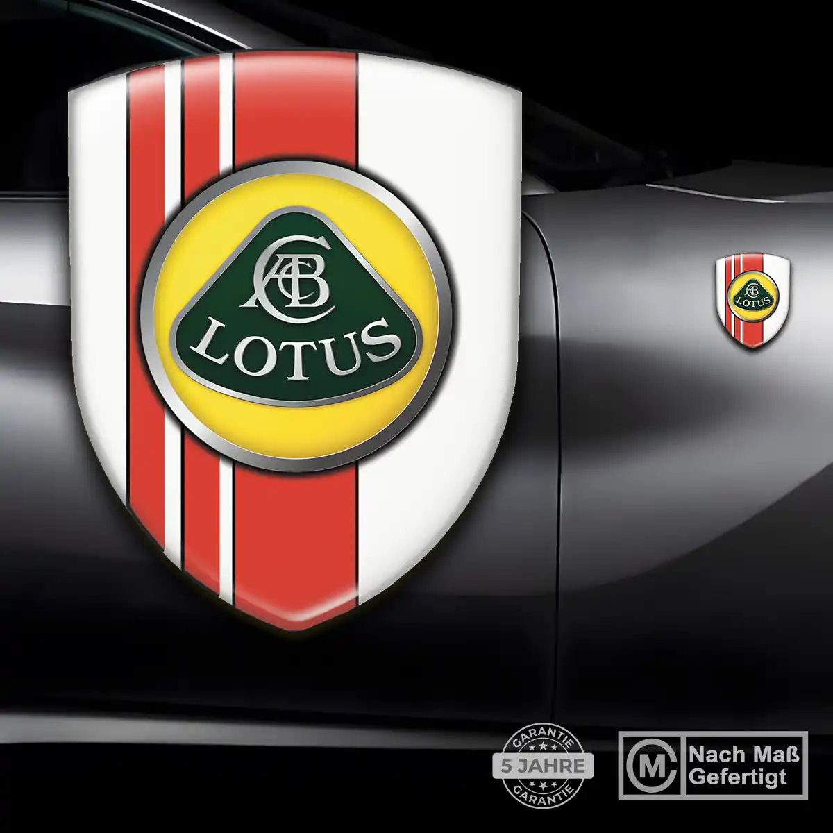 Lotus Aufkleber Emblem Wappen Exterieurdesign