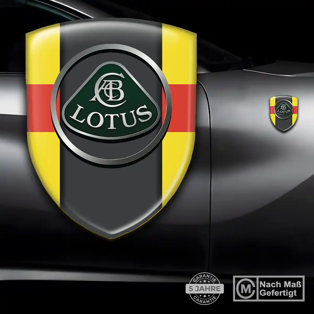 Lotus Aufkleber Emblem Wappen Interieurdesign