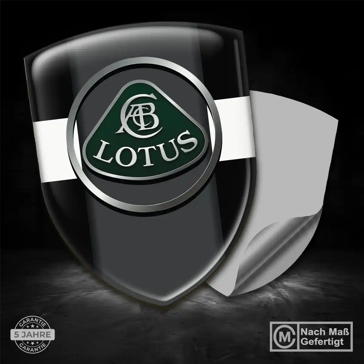 Lotus Aufkleber Emblem Wappen Premium-Edition