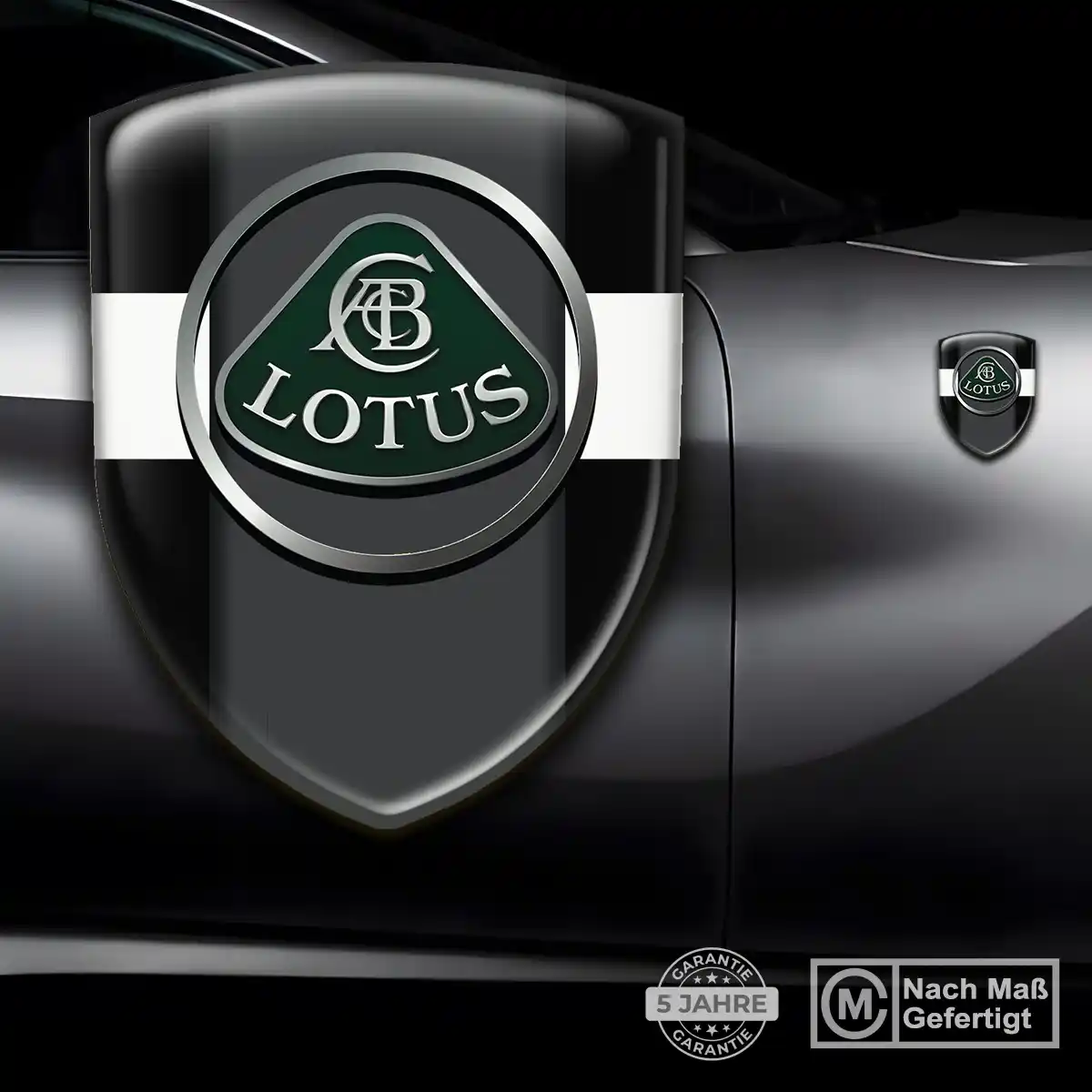 Lotus Aufkleber Emblem Wappen Premium-Edition