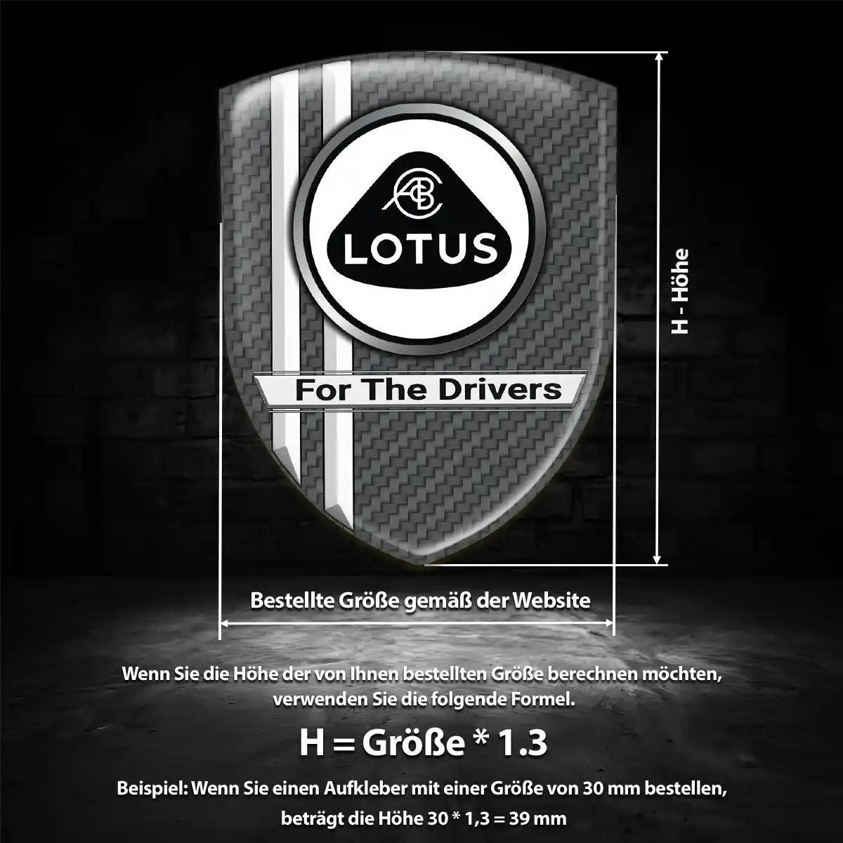 Lotus Aufkleber Embleme Silikon Anspruchsvolles Design