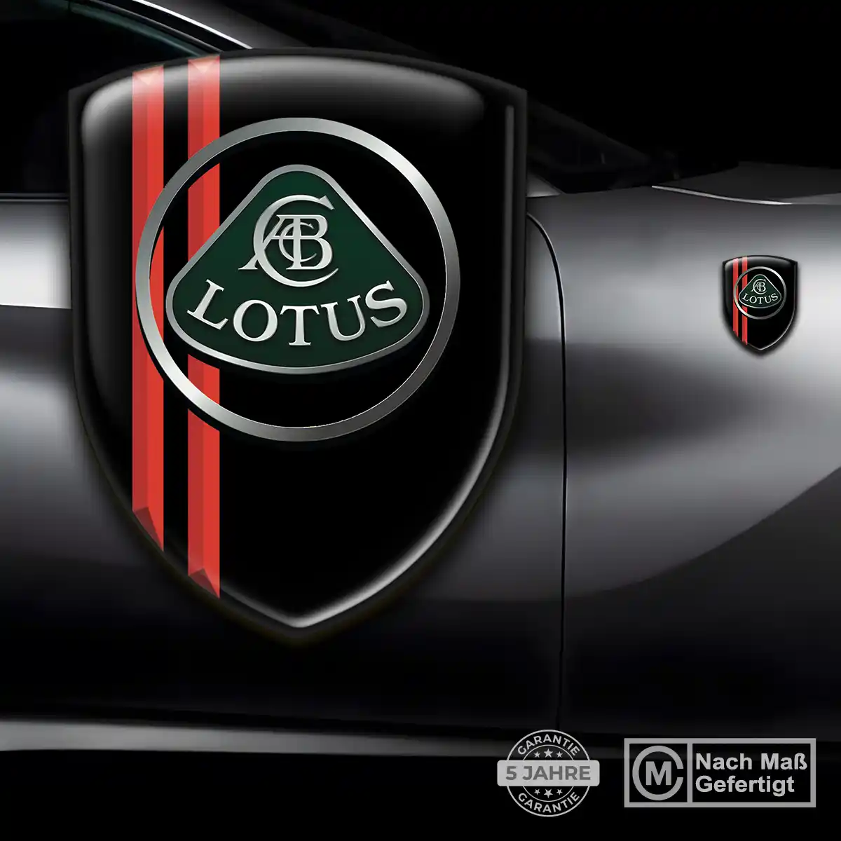 Lotus Aufkleber Embleme Silikon Ausdrucksstarkes Design