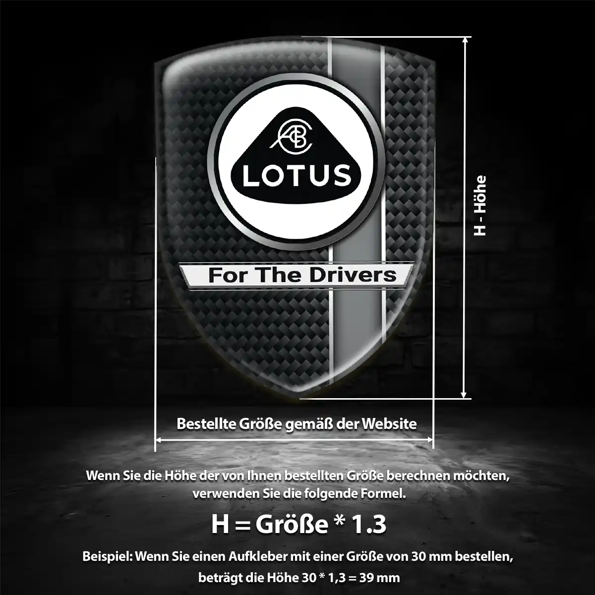 Lotus Aufkleber Embleme Silikon Auto Edles Design