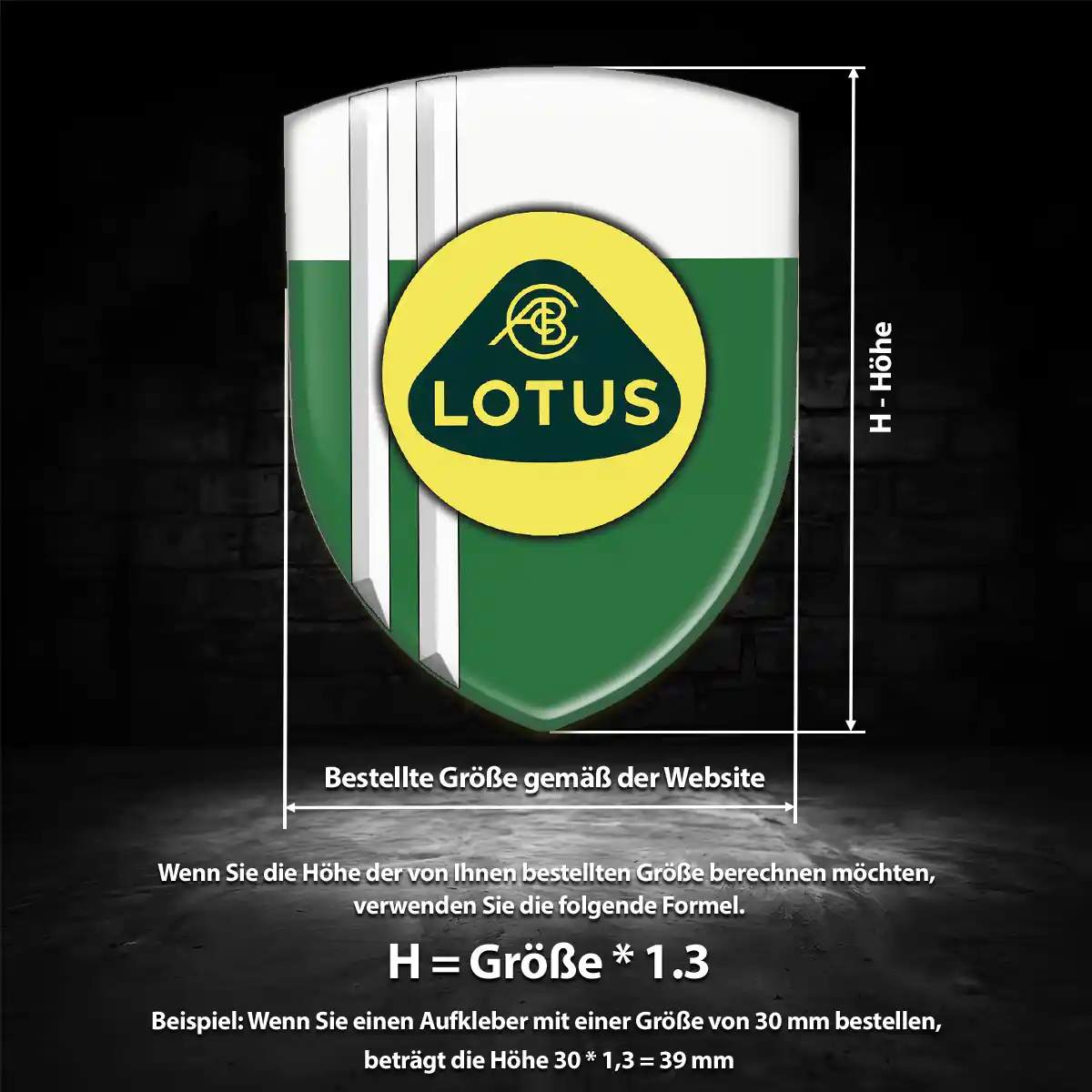 Lotus Aufkleber Embleme Silikon Auto Hohe Qualität