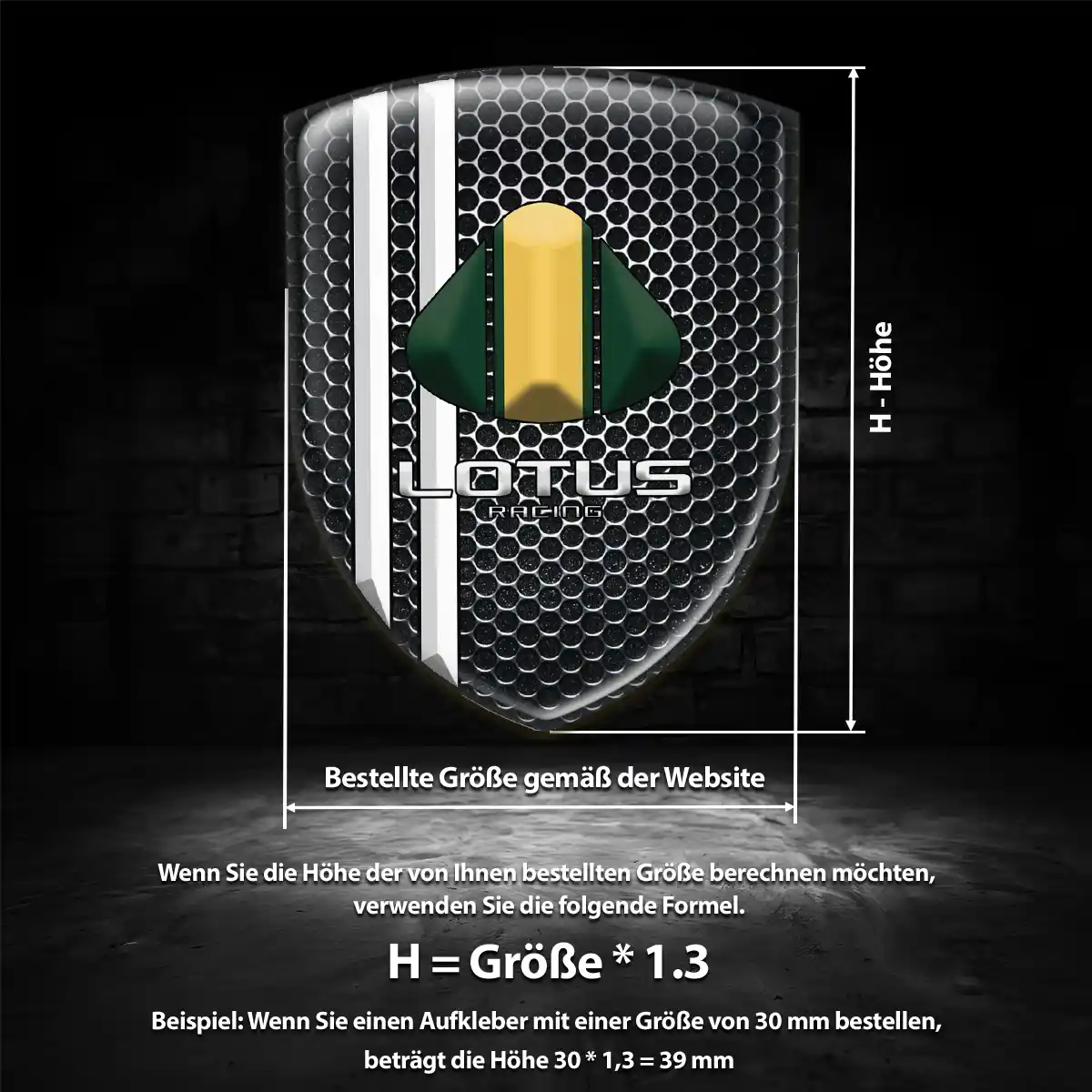 Lotus Aufkleber Embleme Silikon Auto Interieurdesign