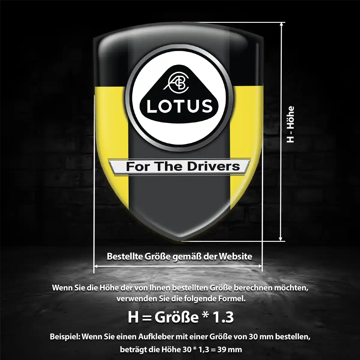Lotus Aufkleber Embleme Silikon Auto Premium-Edition