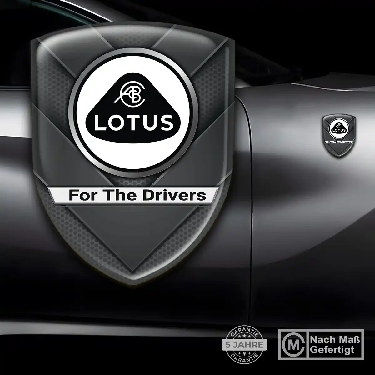 Lotus Aufkleber Embleme Silikon Edles Design