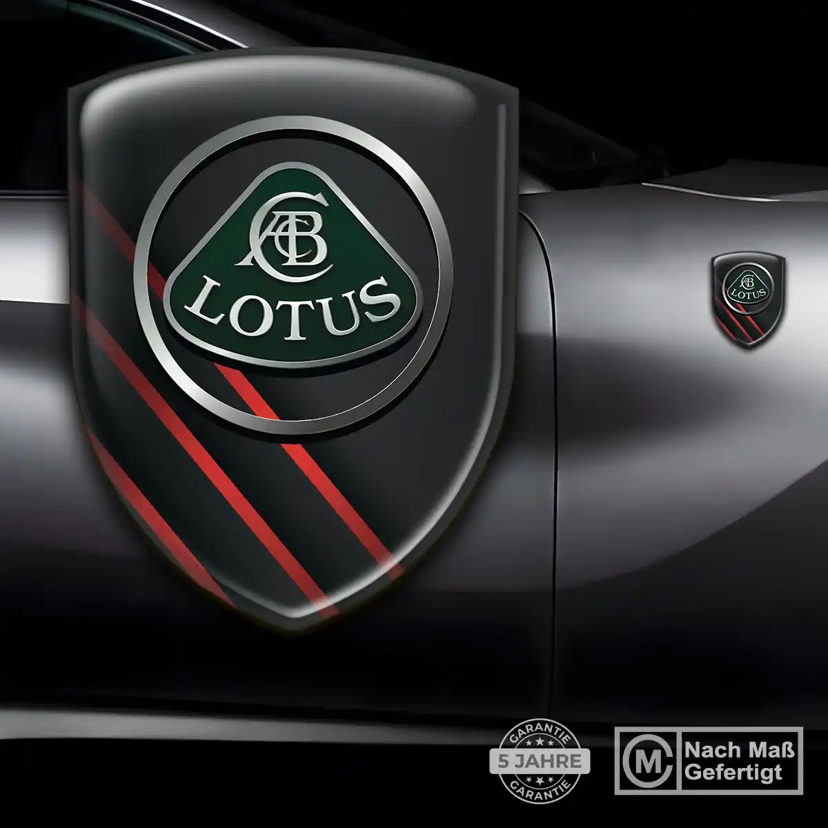 Lotus Aufkleber Embleme Silikon Elegantes Design
