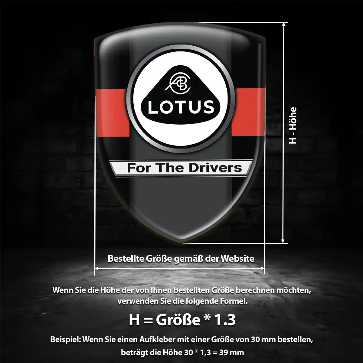 Lotus Aufkleber Embleme Silikon Erstklassige Qualität