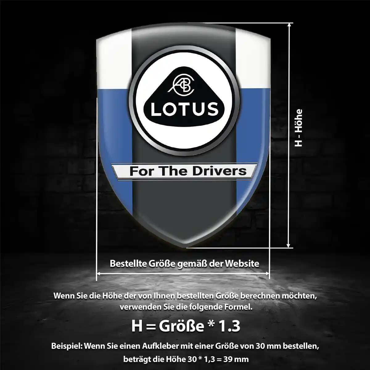 Lotus Aufkleber Embleme Silikon Limitierte Auflage