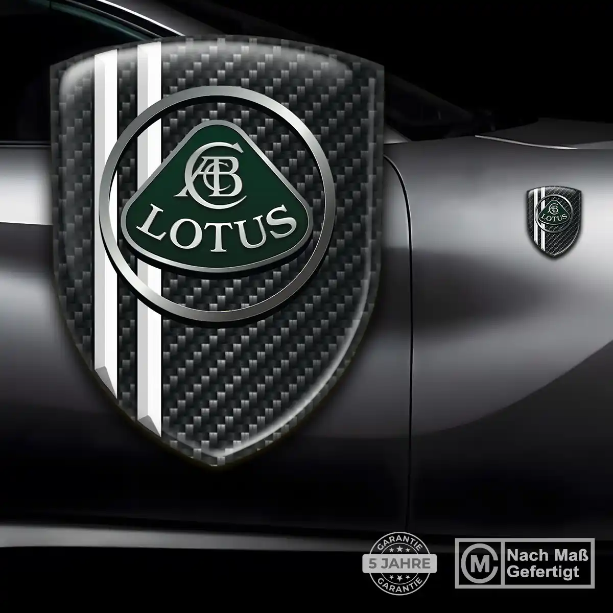 Lotus Aufkleber Embleme Silikon Markenedition