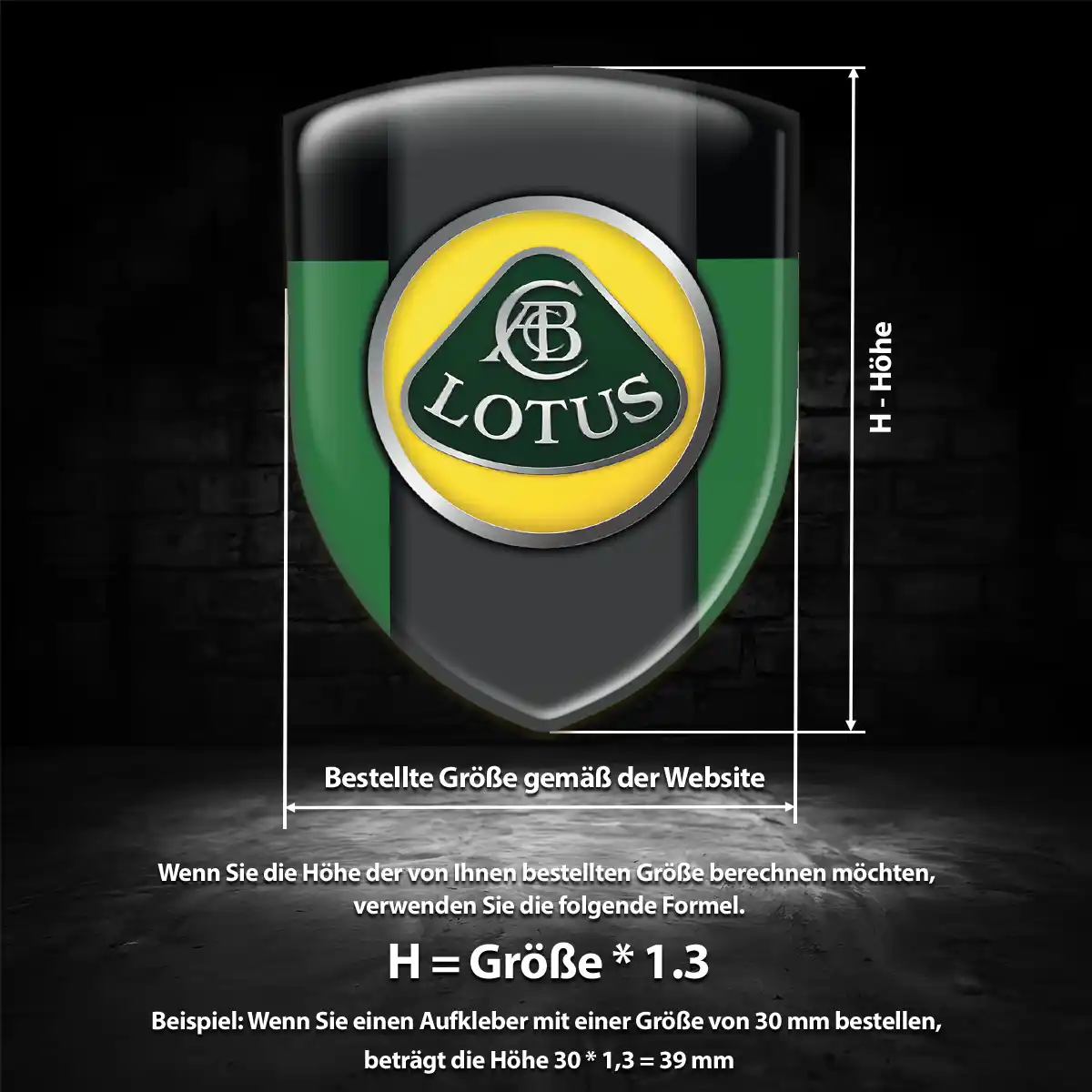 Lotus Aufkleber Embleme Silikon Modernes Design