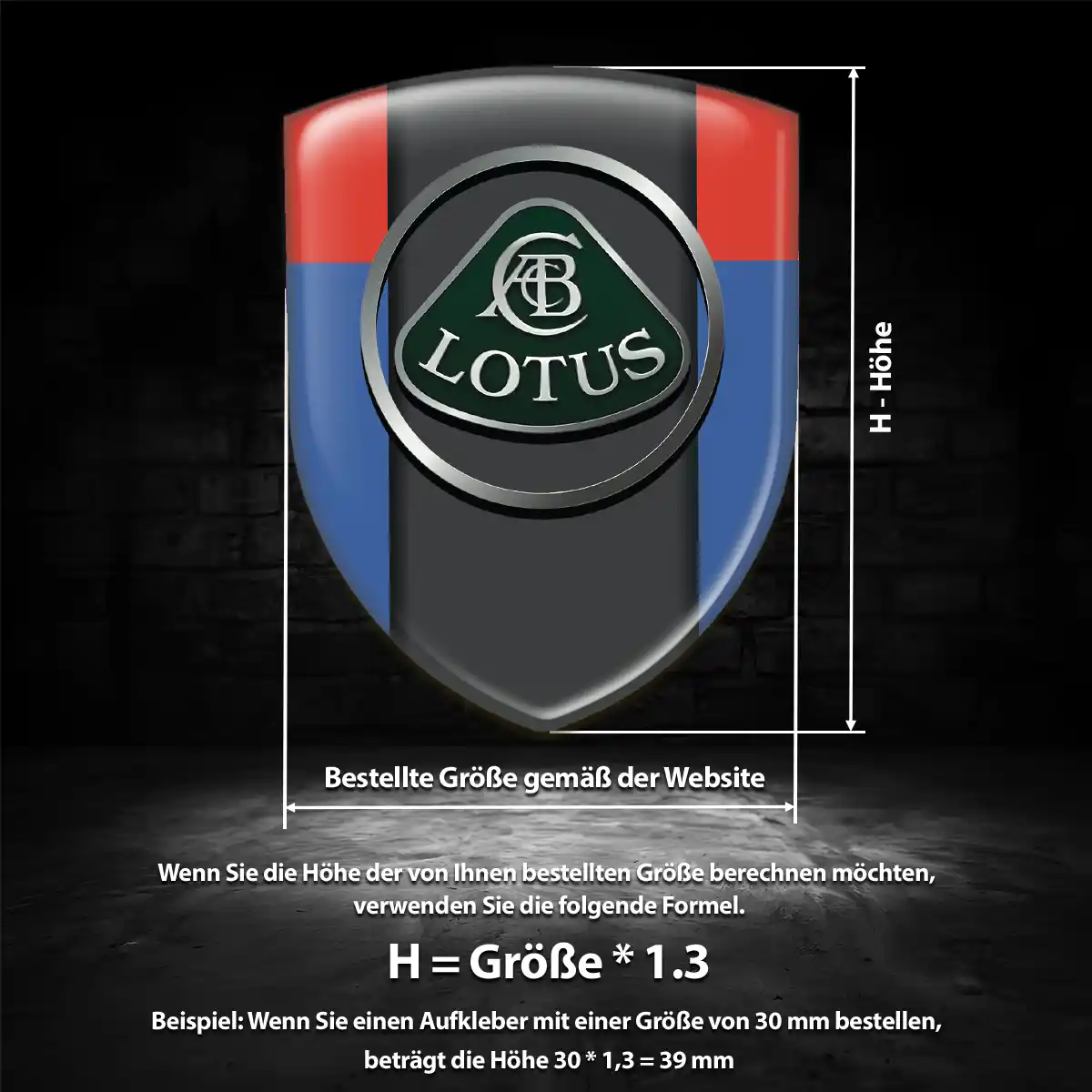 Lotus Aufkleber Embleme Silikon Stilvolles Design