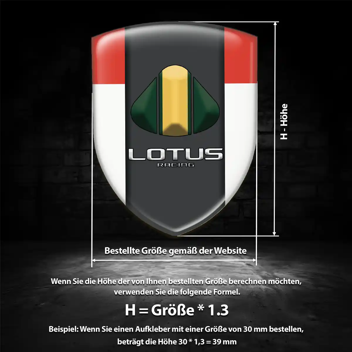 Lotus Aufkleber Limitierte Auflage