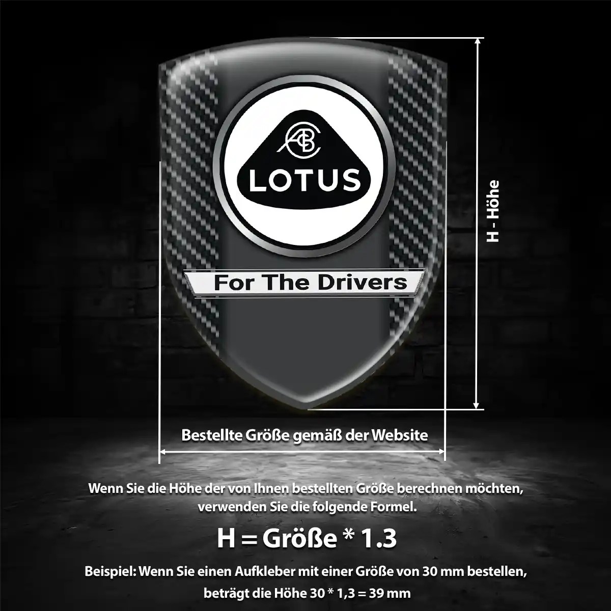 Lotus Aufkleber Premium-Edition