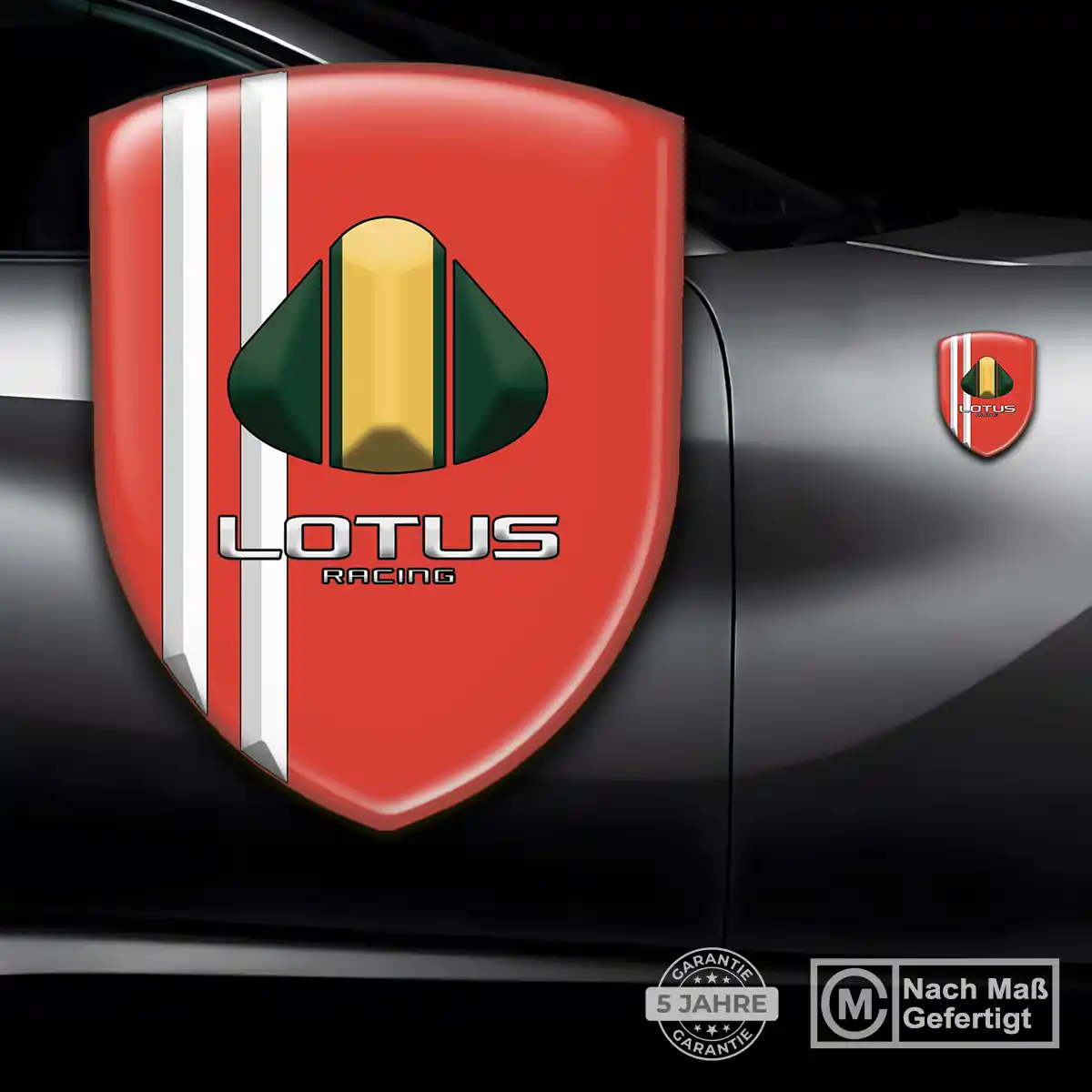 Lotus Aufkleber Silikon Embleme Ausdrucksstarkes Design