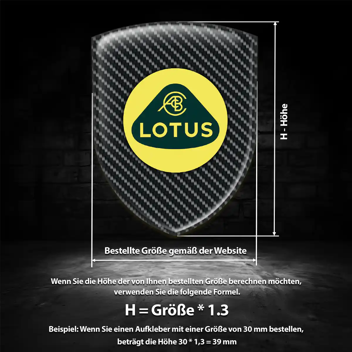 Lotus Aufkleber Silikon Embleme Auto Exterieurdesign