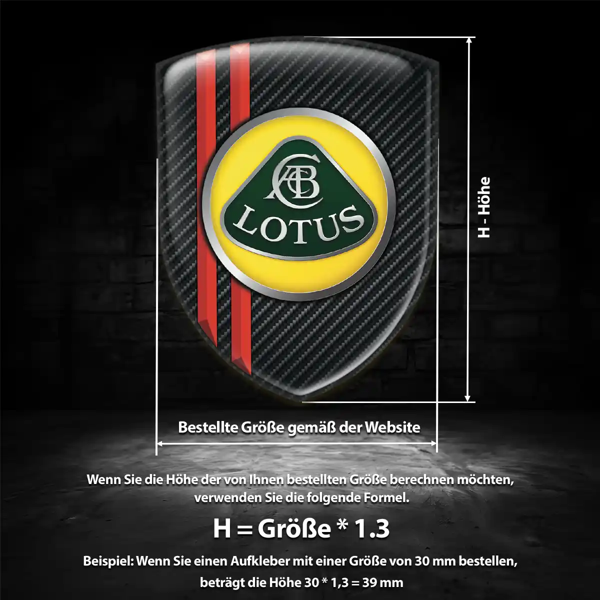 Lotus Aufkleber Silikon Embleme Auto Markenedition