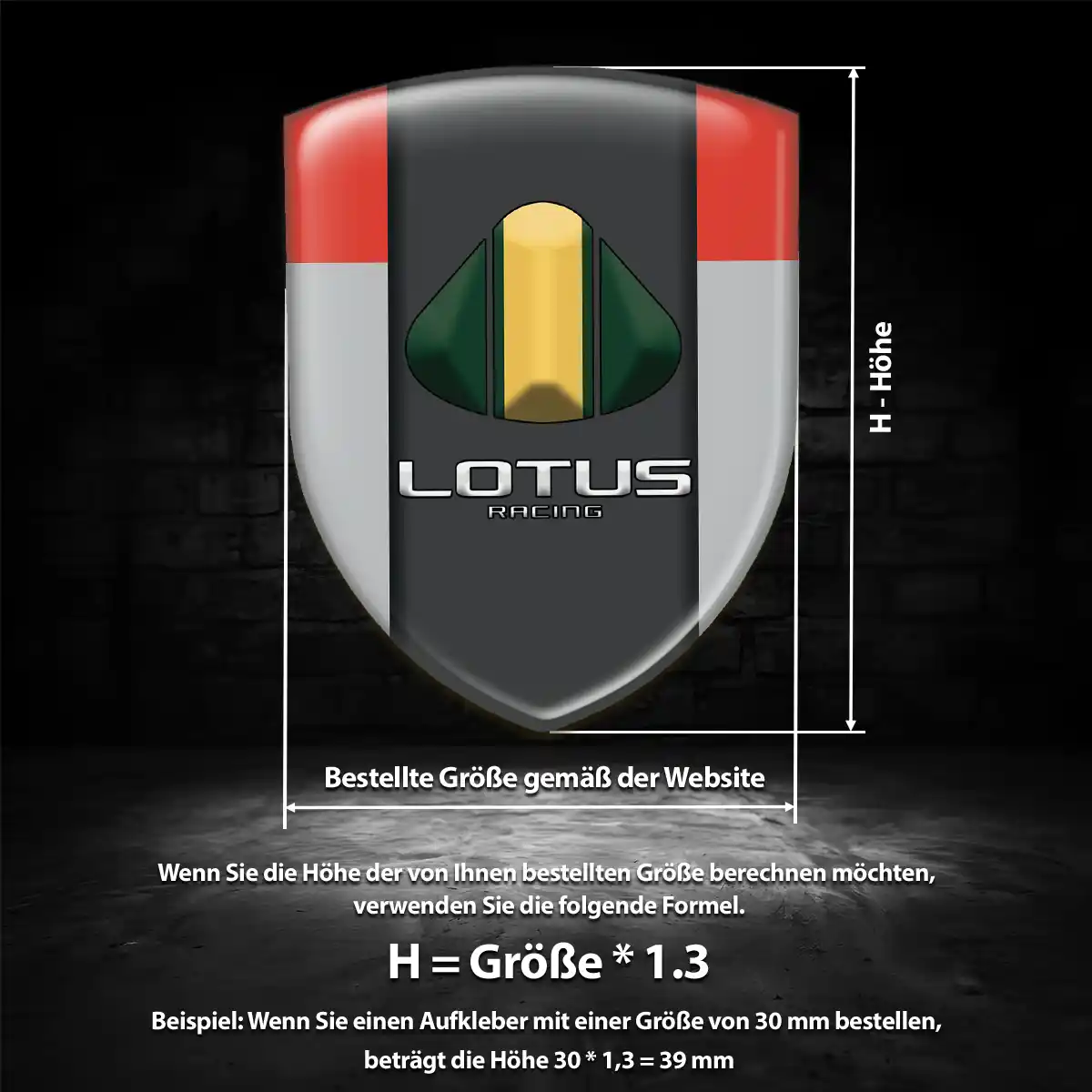 Lotus Aufkleber Silikon Embleme Auto Stilvolles Design