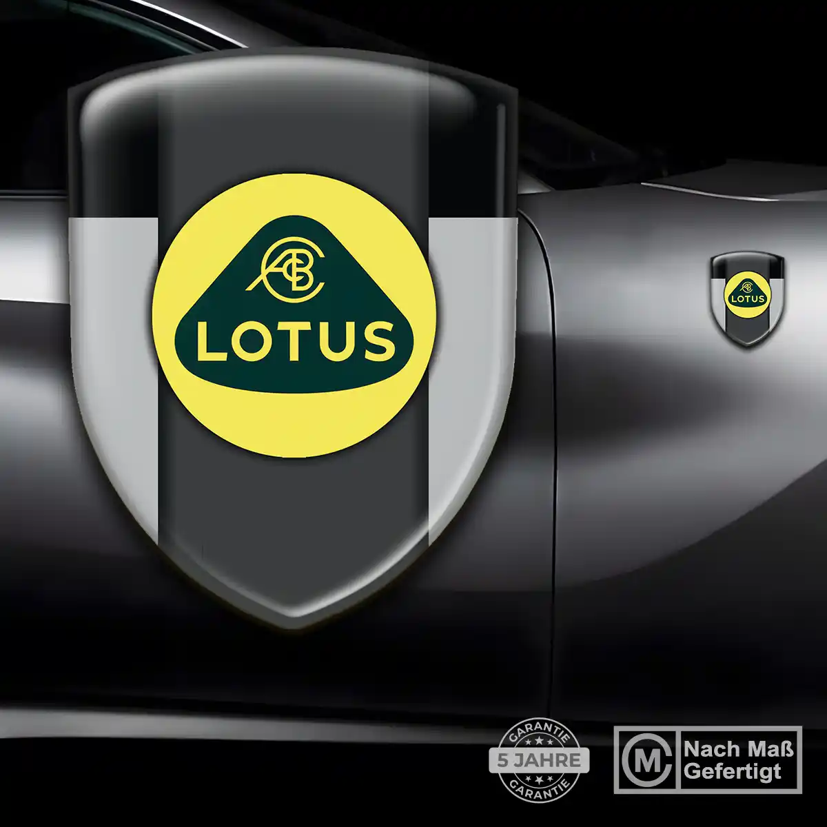 Lotus Aufkleber Silikon Embleme Edles Design