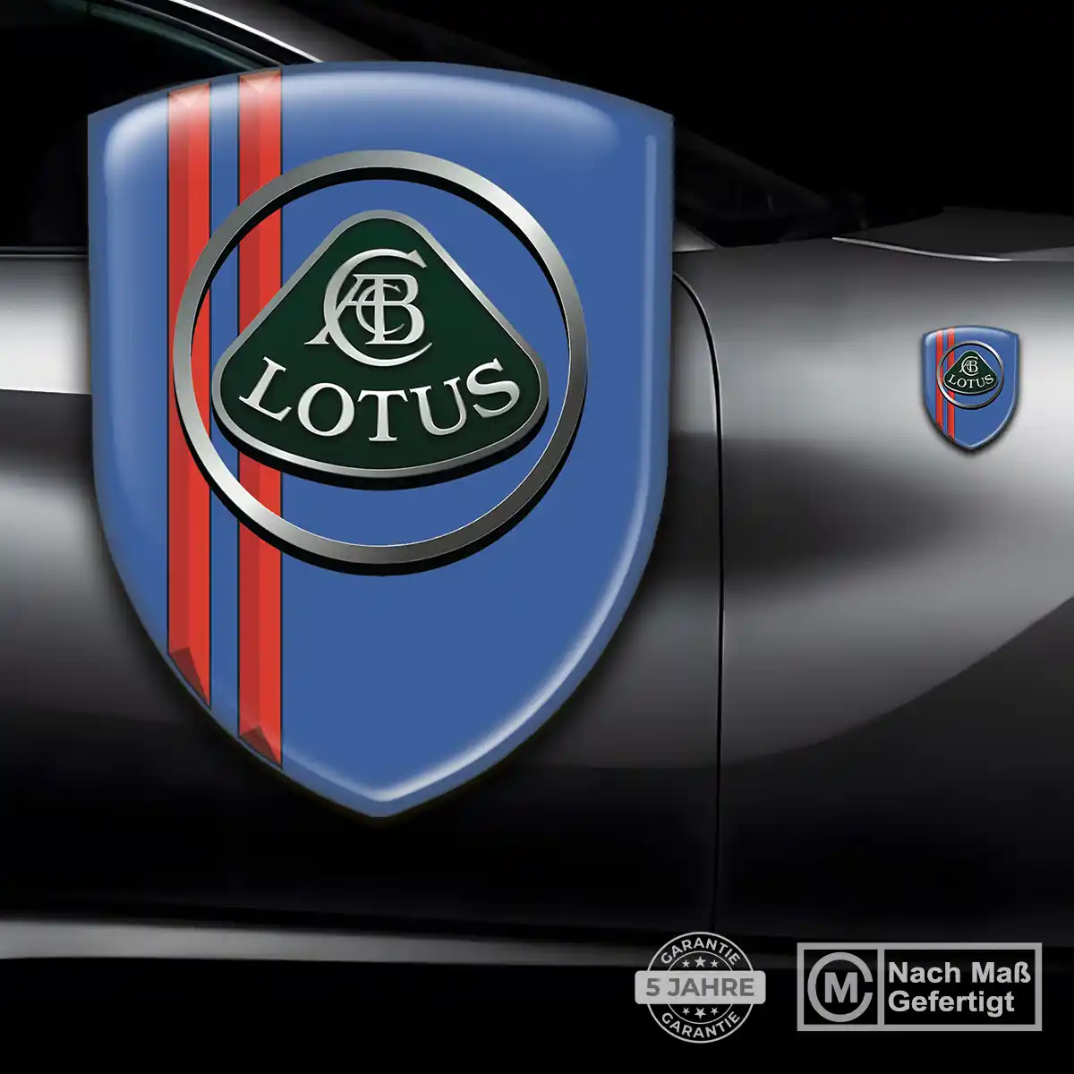 Lotus Aufkleber Silikon Embleme Elegantes Design
