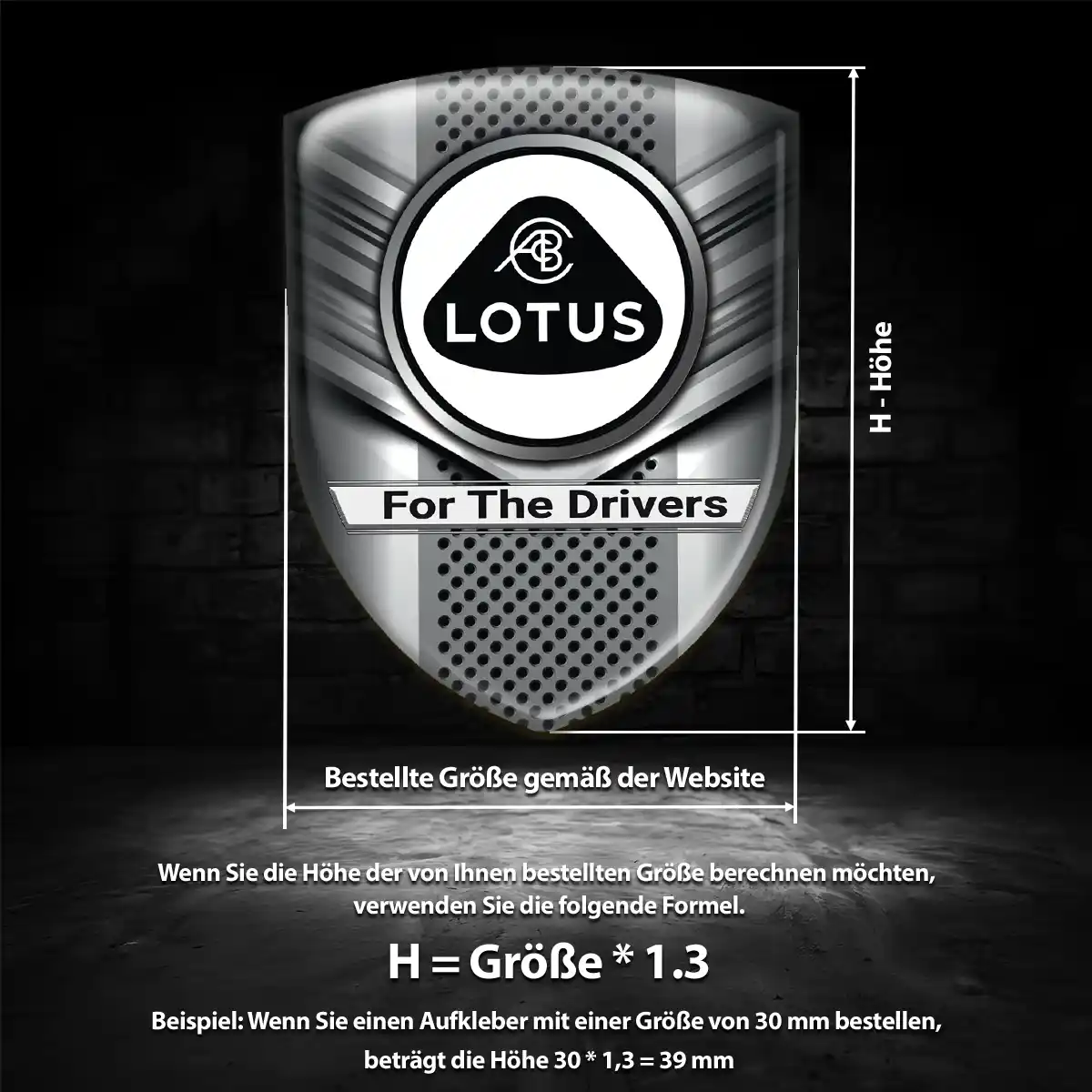 Lotus Aufkleber Silikon Embleme Erstklassige Qualität