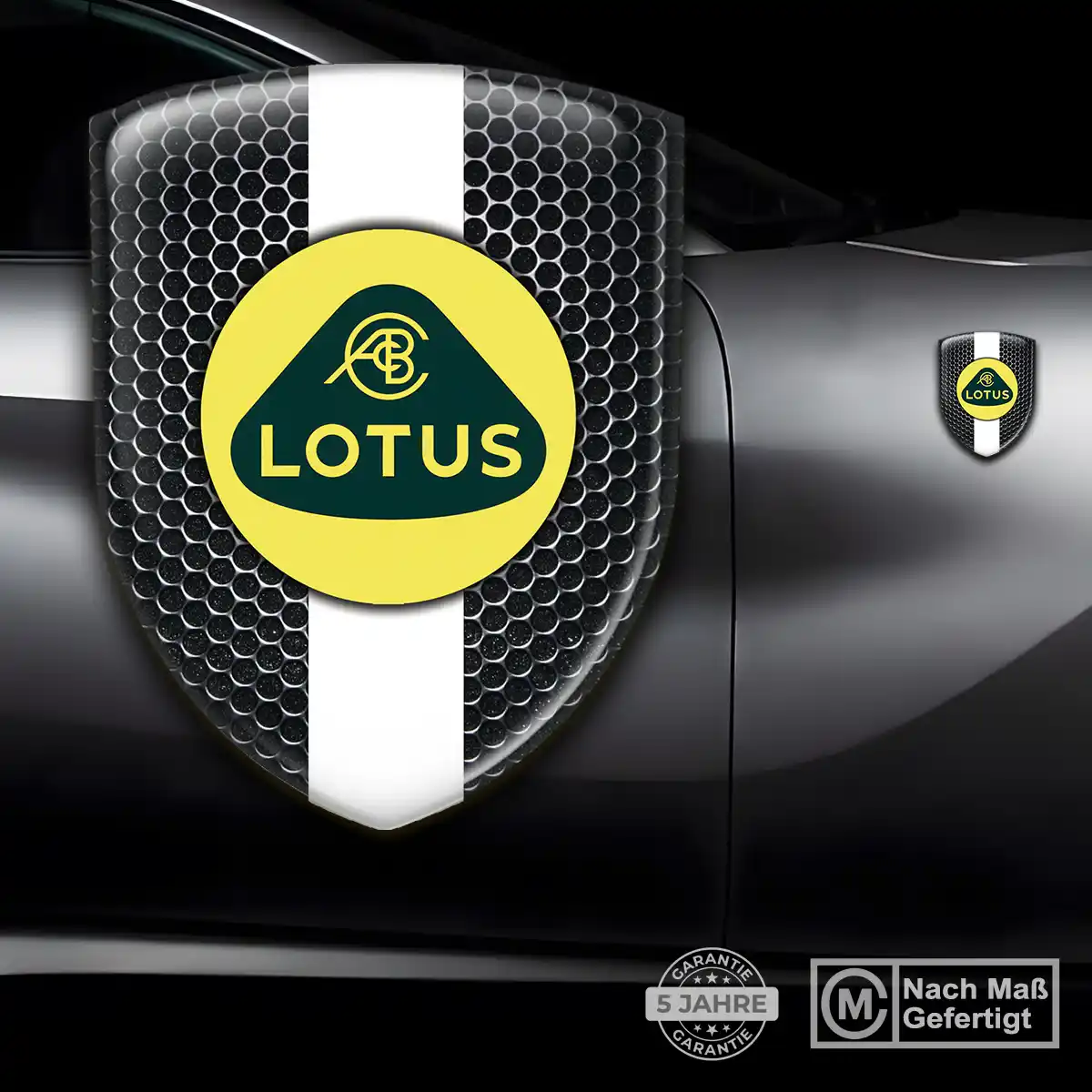 Lotus Aufkleber Silikon Embleme Hochwertiges Harz